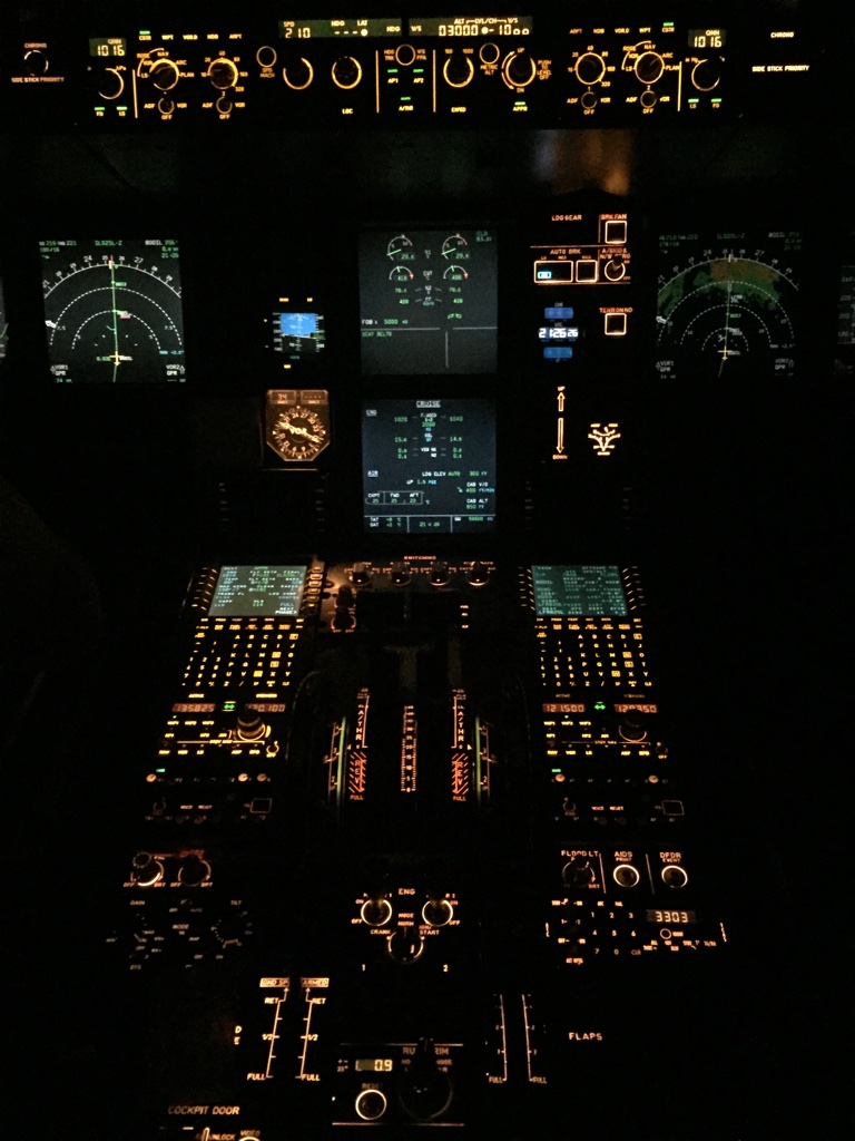 photo commande cockpit